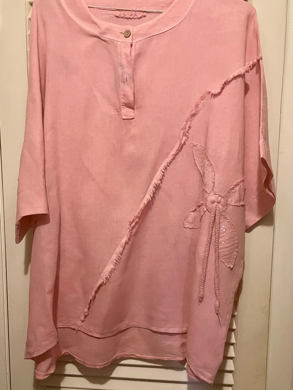 Cotton On Soft Pink Women's Button-Down Casual Shirt